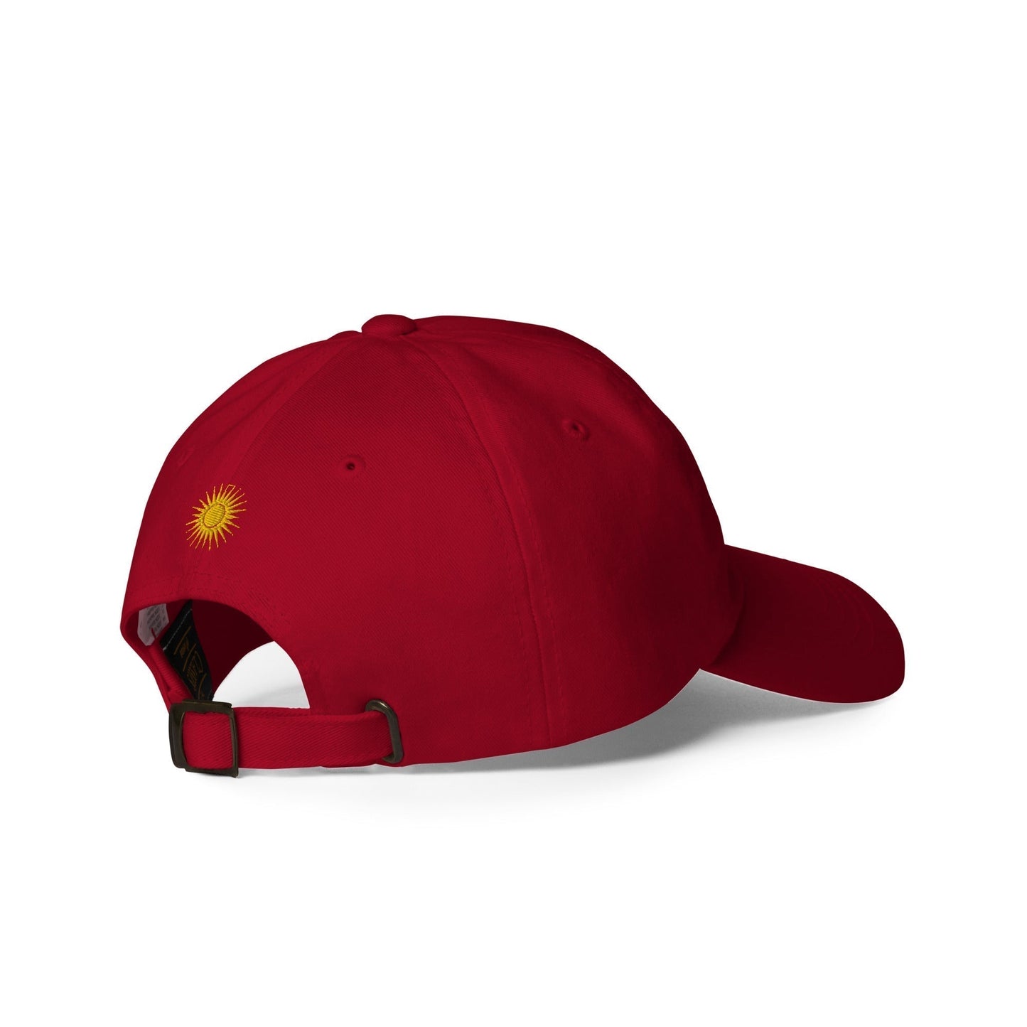 RwandaRenaissance Embroidered Logo Baseball Cap - Multiple Colors in Cranberry by Rwanda Renaissance