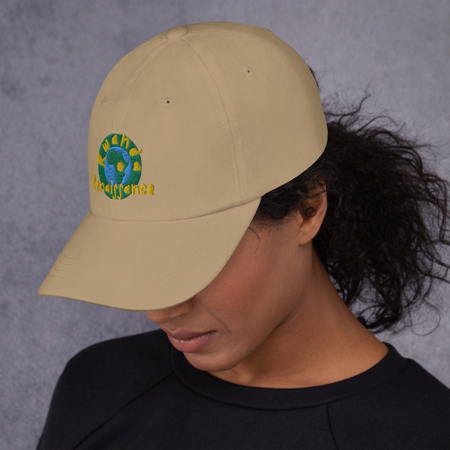 RwandaRenaissance Embroidered Logo Baseball Cap - Multiple Colors in Khaki by Rwanda Renaissance