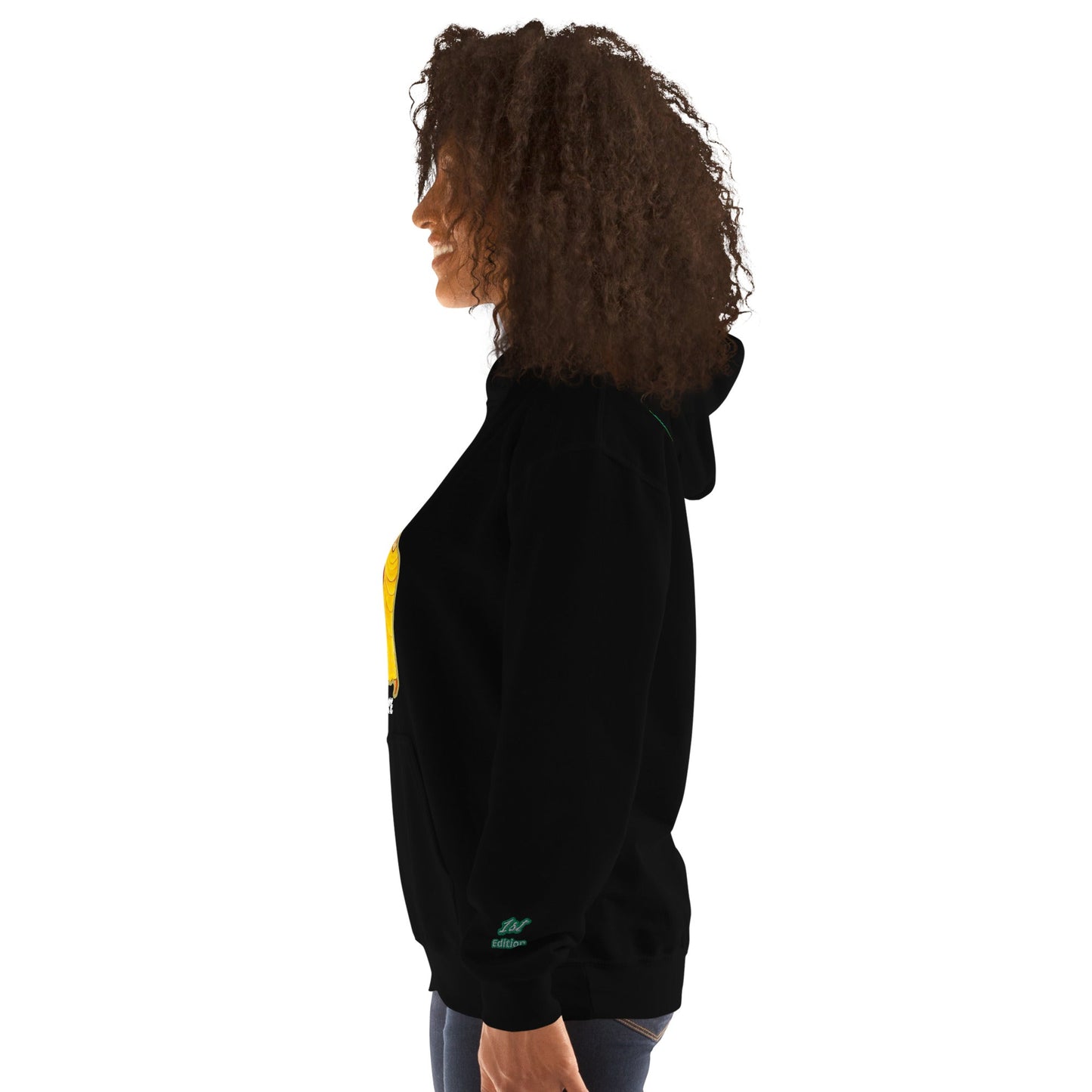 RwandaRenaissance Limited First Edition Hoodie | Amaraba Dance | Embroidered Sleeve & Neckline Logo in Black