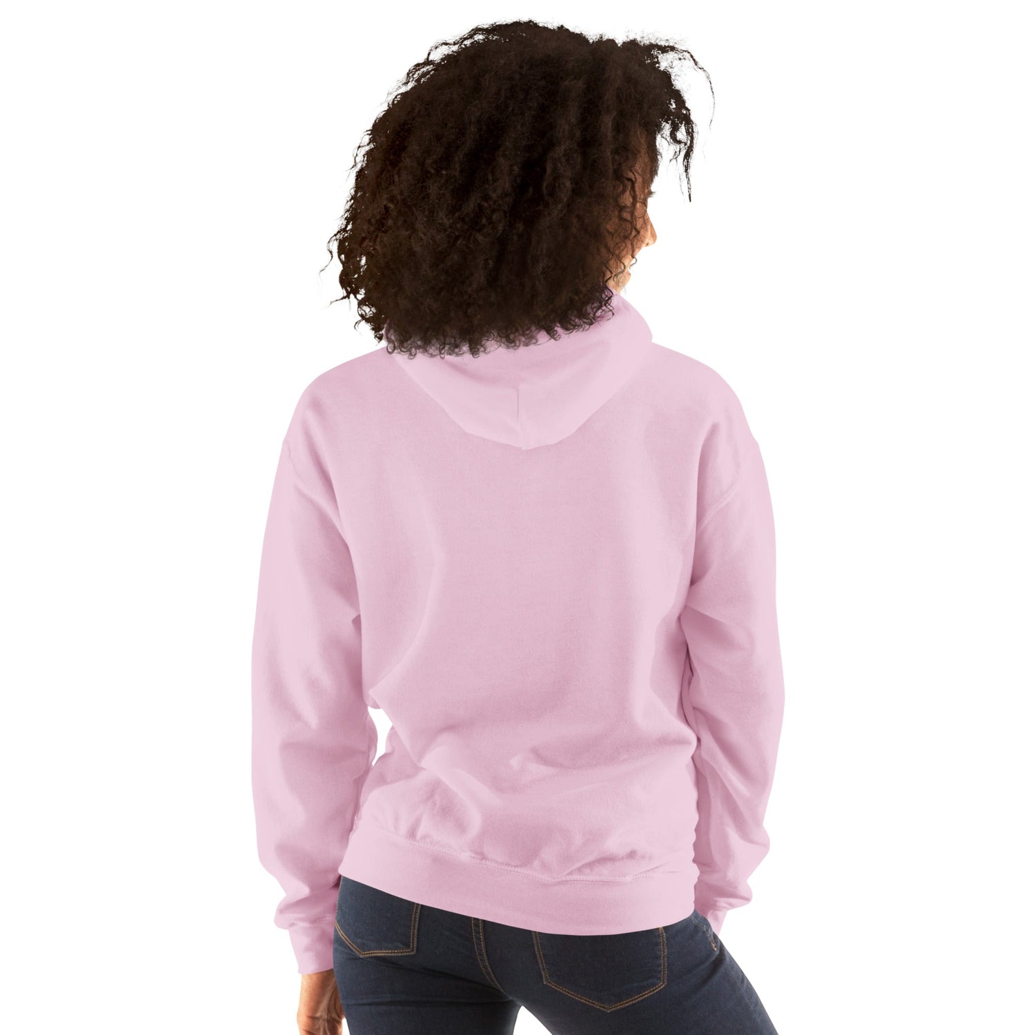 RwandaRenaissance Limited First Edition Hoodie | Amaraba Dance | Embroidered Sleeve & Neckline Logo in Light Pink