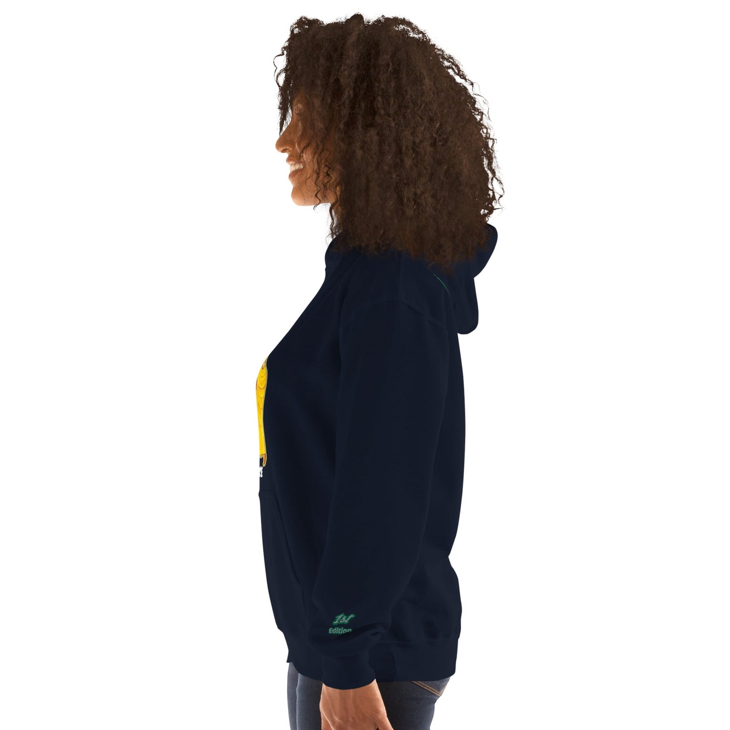 RwandaRenaissance Limited First Edition Hoodie | Amaraba Dance | Embroidered Sleeve & Neckline Logo in Navy