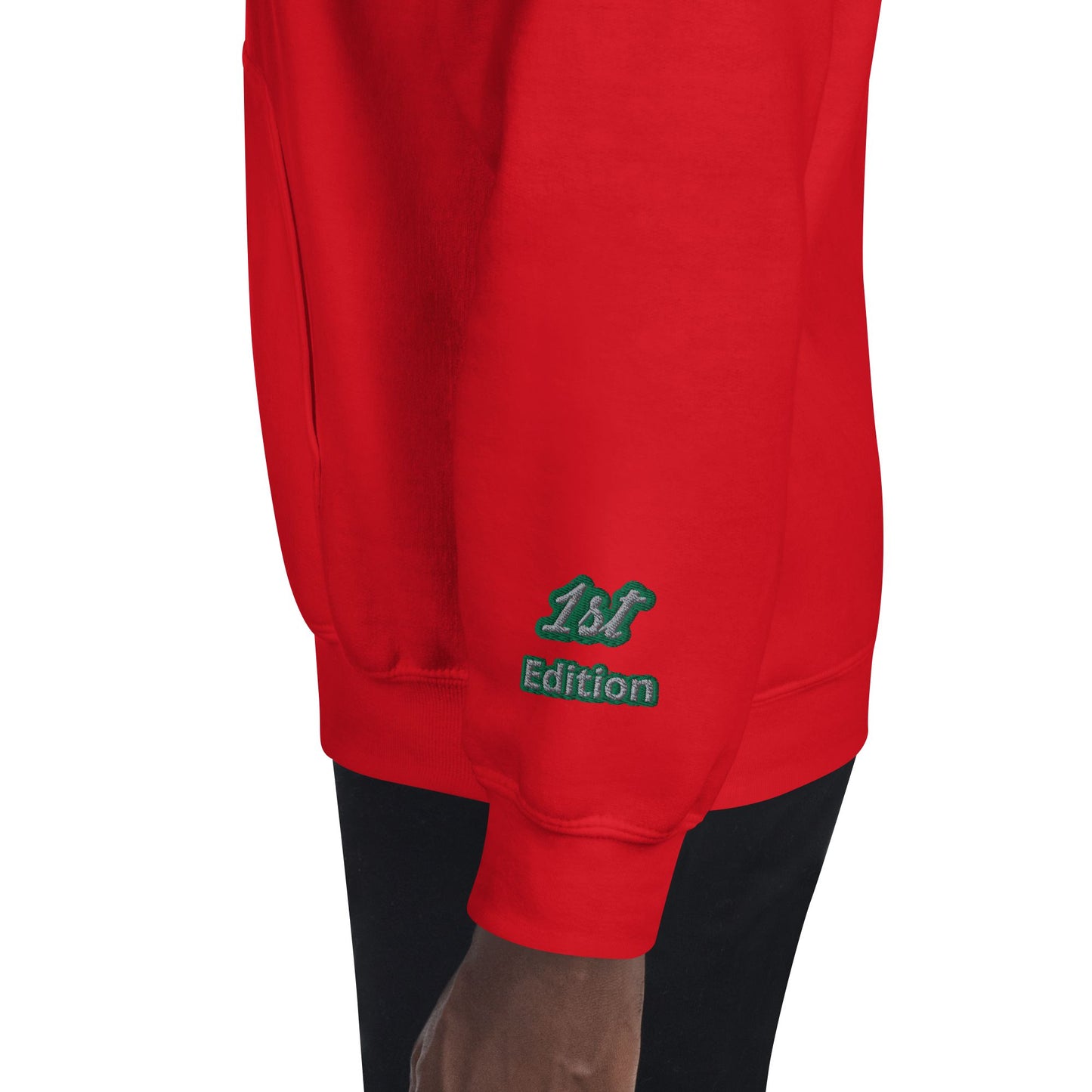 RwandaRenaissance Limited-First Edition Hoodie | Pot Makers | Embroidered Sleeves & Back Logo in Red