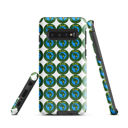 RwandaRenaissance Samsung® Tough Case - Geometric Logo, White Background.Samsung Galaxy S10