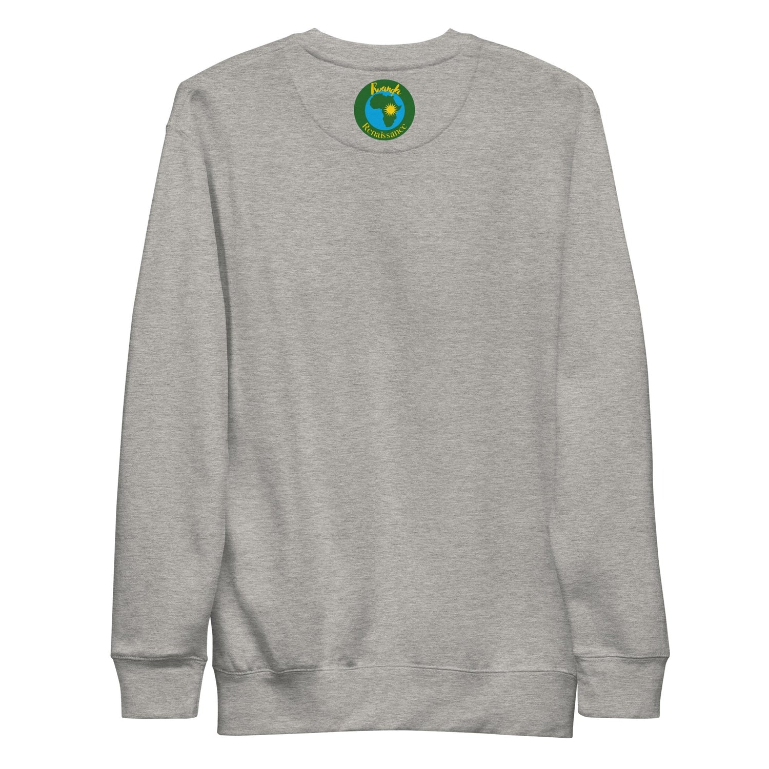 RwandaRenaissance Sweatshirt - Elegance in Motion - Amaraba Dance in Carbon Grey