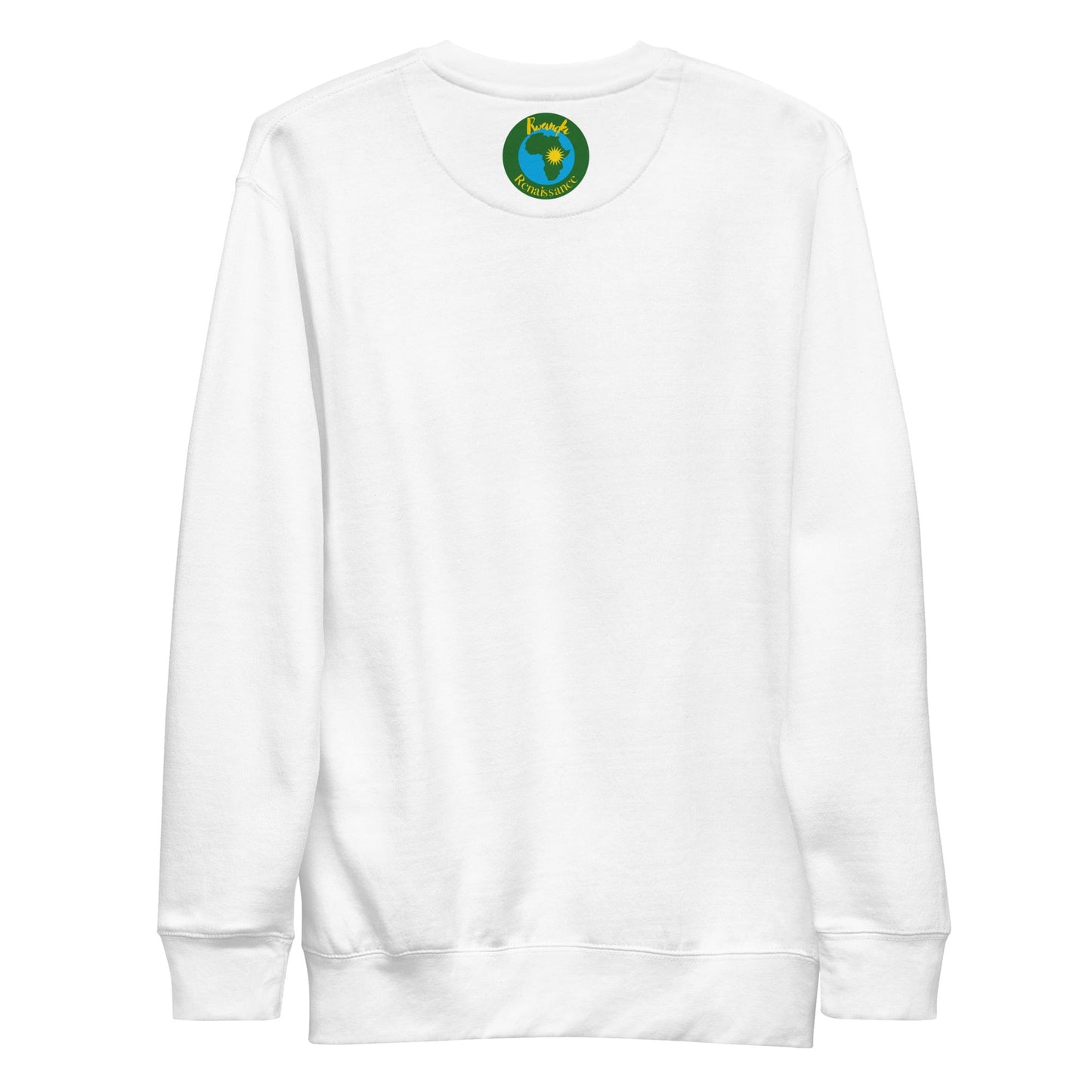 RwandaRenaissance Sweatshirt - Elegance in Motion - Amaraba Dance in White